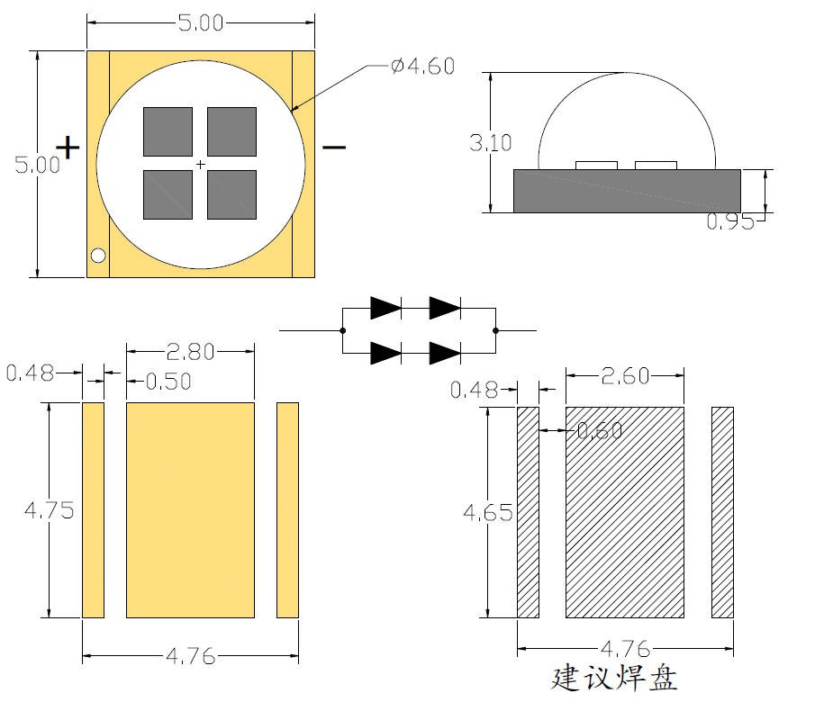 5050 smd leds pad 5050 smd leds pad